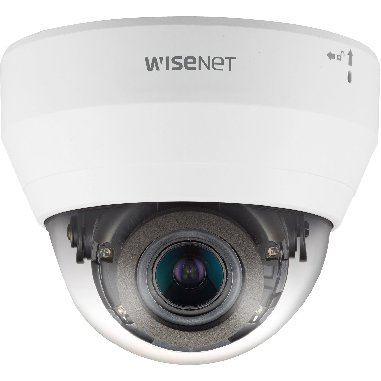 Wisenet QND-6082R 2 Megapixel Full HD Network Camera - Monochrome, Color - Dome - White