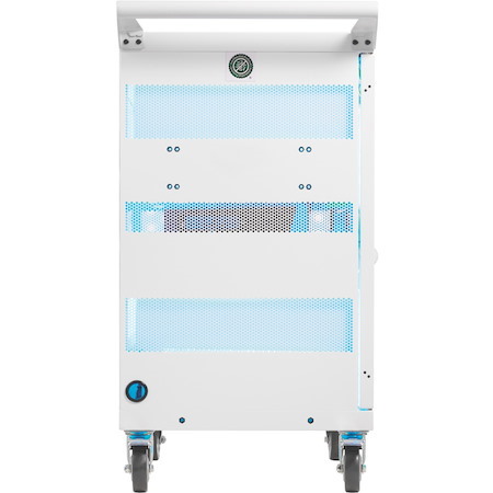Eaton Tripp Lite Series Safe-IT Multi-Device UV Charging Cart, Hospital-Grade, 32 USB Ports, iPad and Android Tablets, Antimicrobial, White