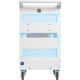 Eaton Tripp Lite Series Safe-IT Multi-Device UV Charging Cart, Hospital-Grade, 32 USB Ports, iPad and Android Tablets, Antimicrobial, White