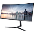 Samsung C34H892WJE 34" Class WQHD Curved Screen LCD Monitor - 21:9 - Dark Silver