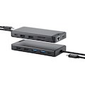 Alogic MV2 USB Type A, USB Type C Docking Station for Notebook - Memory Card Reader - SD - 100 W - Black