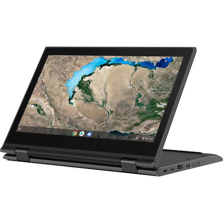Lenovo 300e Chromebook 2nd Gen 81MB001DUS 11.6" Touchscreen Convertible 2 in 1 Chromebook - HD - Intel Celeron N4020 - 4 GB - 32 GB Flash Memory - English Keyboard - Black