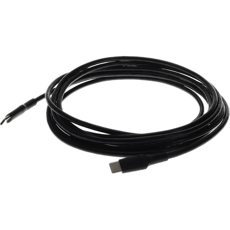 3ft (1m) USB-C Male to USB-C Male USB 2.0 Sync and Charge Black Cable