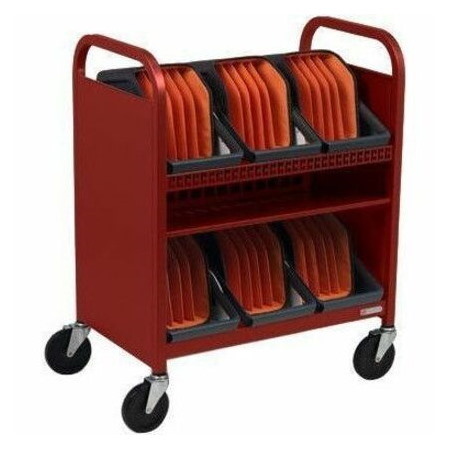 Bretford CUBE Transport Cart with Caddies - TVCT30CAD