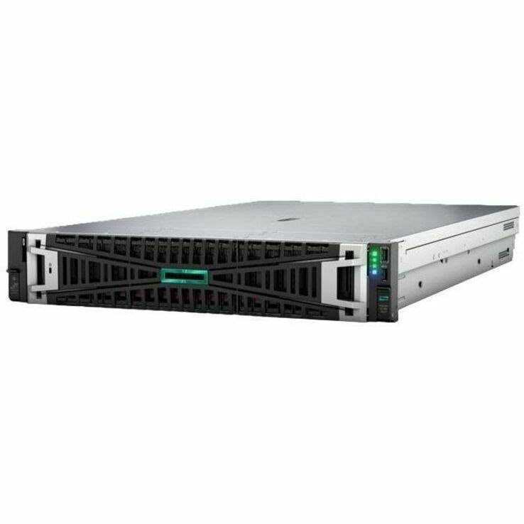 HPE SMART CHOICE ProLiant DL380 G11 2U Rack Server - 1 x Intel Xeon Silver 4510 2.4 GHz - 64 GB RAM - 4.8 TB HDD - (2 x 2.4TB) HDD Configuration - Serial ATA/600, 12Gb/s SAS Controller