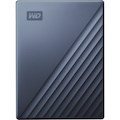WD My Passport Ultra WDBFTM0050BBL 5 TB Portable Hard Drive - External - Blue