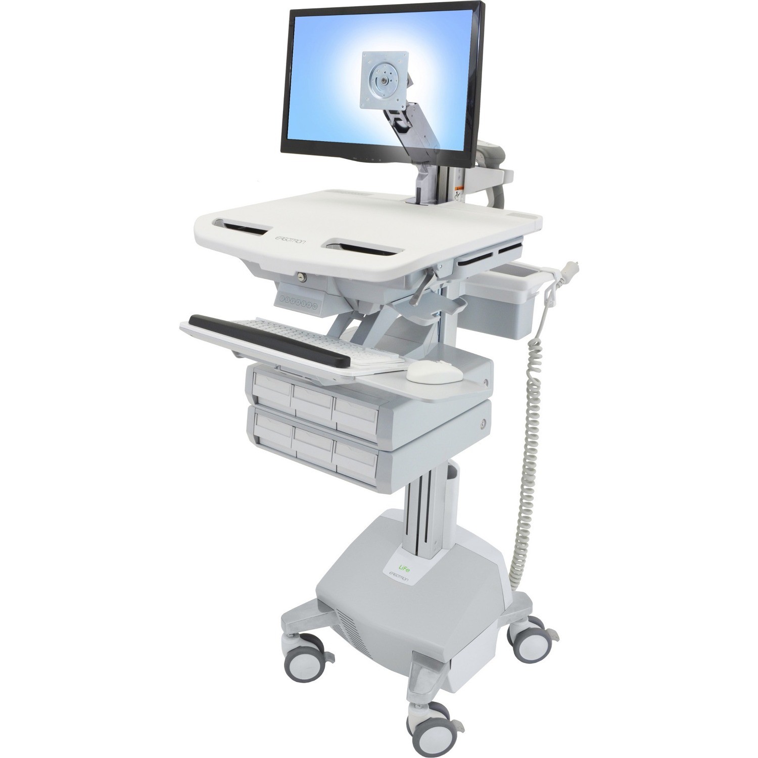 Ergotron StyleView SV44 Height Adjustable Display Stand