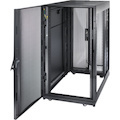 APC by Schneider Electric NetShelter SX 24U Floor Standing Enclosed Cabinet Rack Cabinet for Server, Storage - 482.60 mm Rack Width - Black - TAA Compliant
