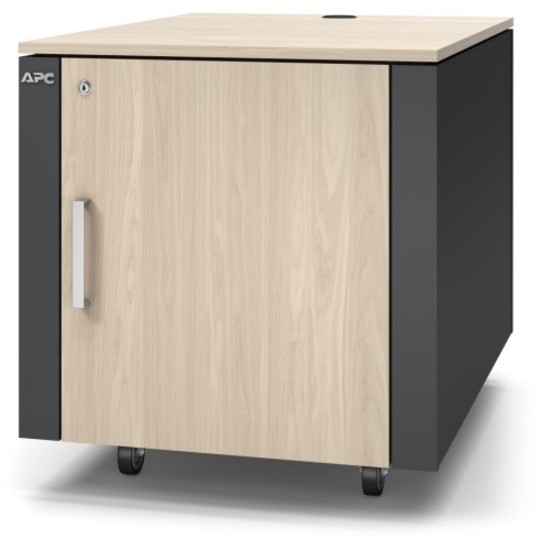 APC by Schneider Electric NetShelter CX AR4000MVA 12U Floor Standing Enclosed Cabinet Rack Cabinet for Server - 482.60 mm Rack Width x 690.10 mm Rack Depth - Grey - TAA Compliant