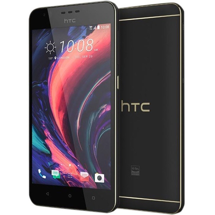 HTC Desire 10 lifestyle 32 GB Smartphone - 5.5" LCD HD 1920 x 1080 - 3 GB RAM - Android 6.0 Marshmallow - 4G - Black