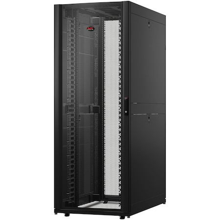 APC by Schneider Electric NetShelter SX 42U Floor Standing Rack Cabinet for Networking, Airflow System - 482.60 mm Rack Width - Black - TAA Compliant