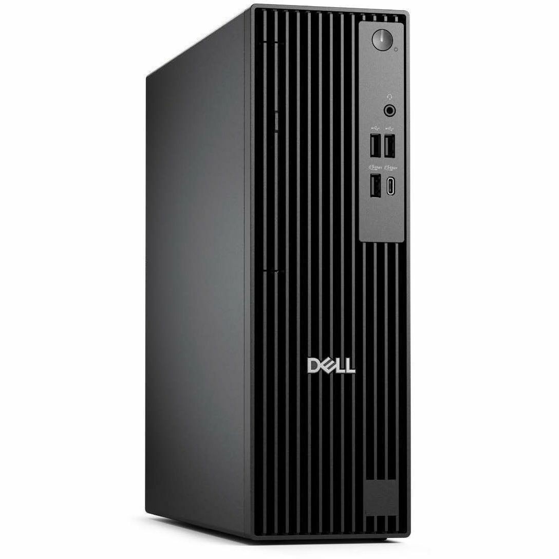 Dell Pro Slim QCS1250 Desktop Computer - Intel Core Ultra 5 Series 2 225 - 16 GB - 256 GB PCI Express NVMe SSD - Slim PC - Standard Black