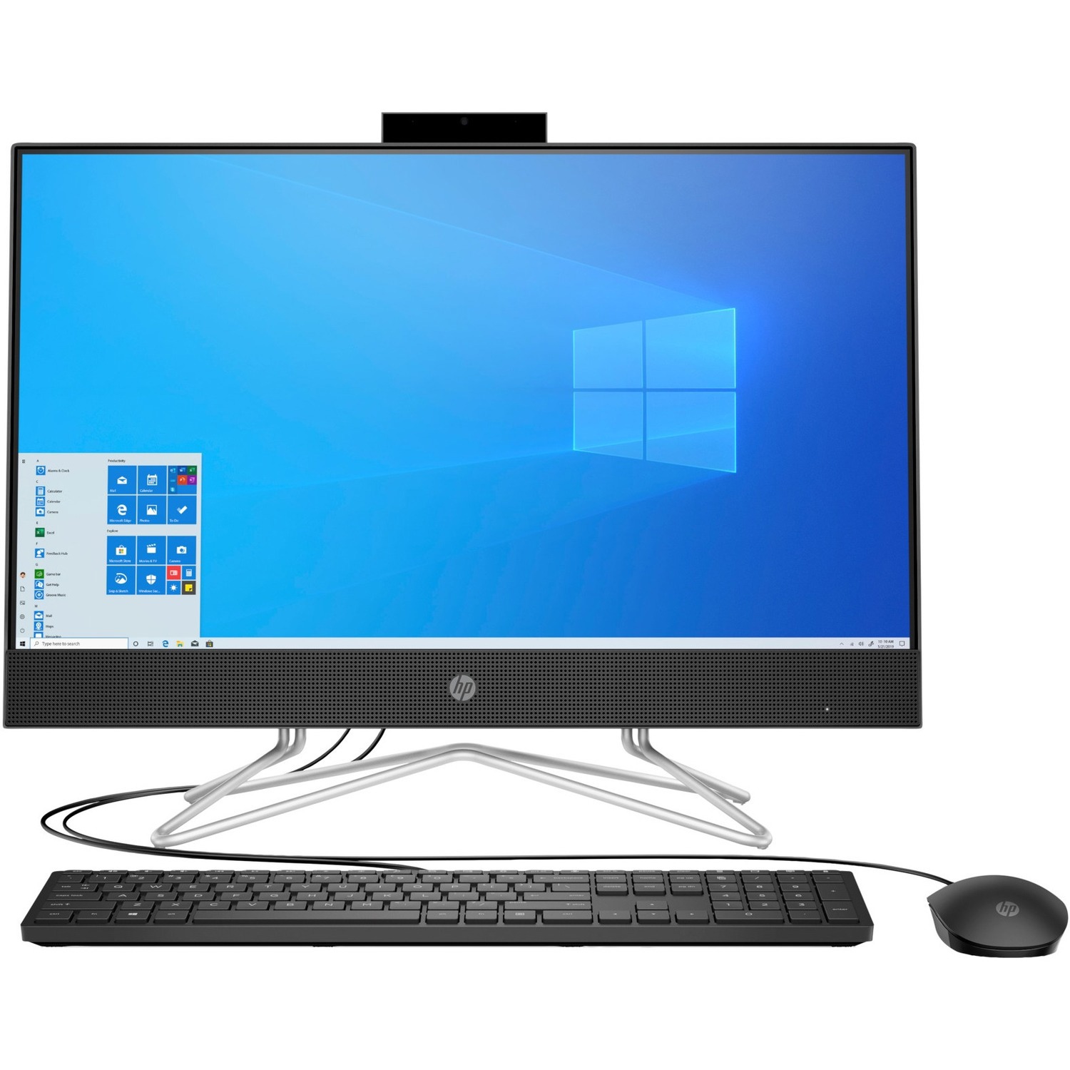 HP 24-df1500la All-in-One Computer - Intel Core i5 11th Gen i5-1135G7 - 12 GB - 512 GB SSD - 23.8" Full HD - Desktop - Jet Black