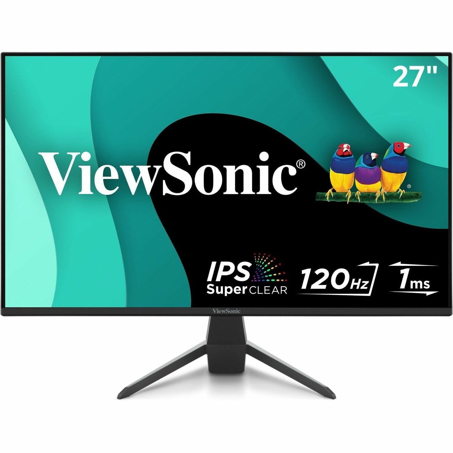 ViewSonic VX2770-MHD 27 Inch 1080p IPS Monitor with 120Hz, 1ms, Variable Refresh Rate, Eye Care, HDMI, VGA and DisplayPort Inputs