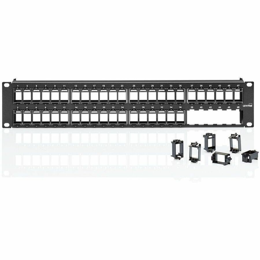 Leviton 48P 2U Vert No Front Load PNL