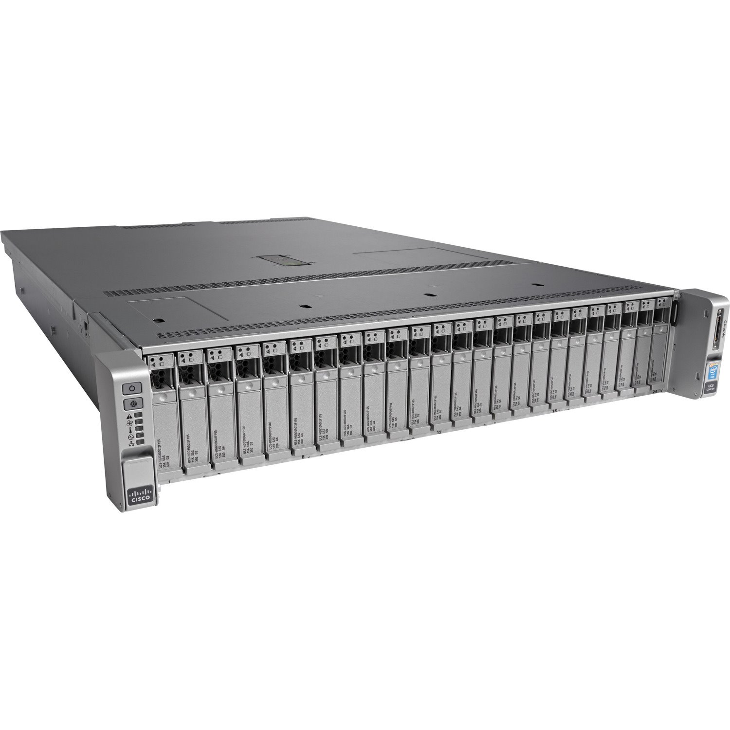 Cisco C240 M4 2U Rack Server - 2 Xeon E5-2620 v3 2.40 GHz - 128 GB RAM - 12Gb/s SAS Controller