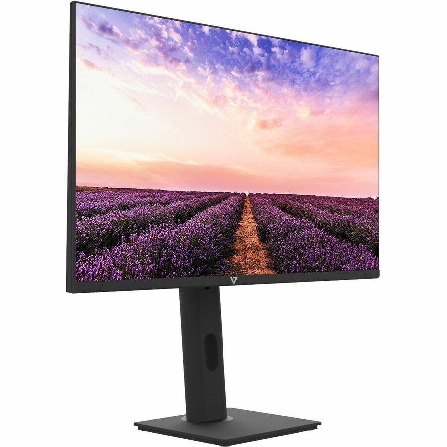 V7 27" FHD 1920x1080 IPS LED Monitor - 16:9 - 27-inch Viewable - In-Plane Switching (IPS) - LED Backlight - 1920 x 1080 - 16.7 Million Colors - FreeSync - 250 Nit Typical - 5 ms - 100 Hz Refresh Rate - HDMI - DisplayPort - VGA - Speakers - HAS - Height Adjustable Stand