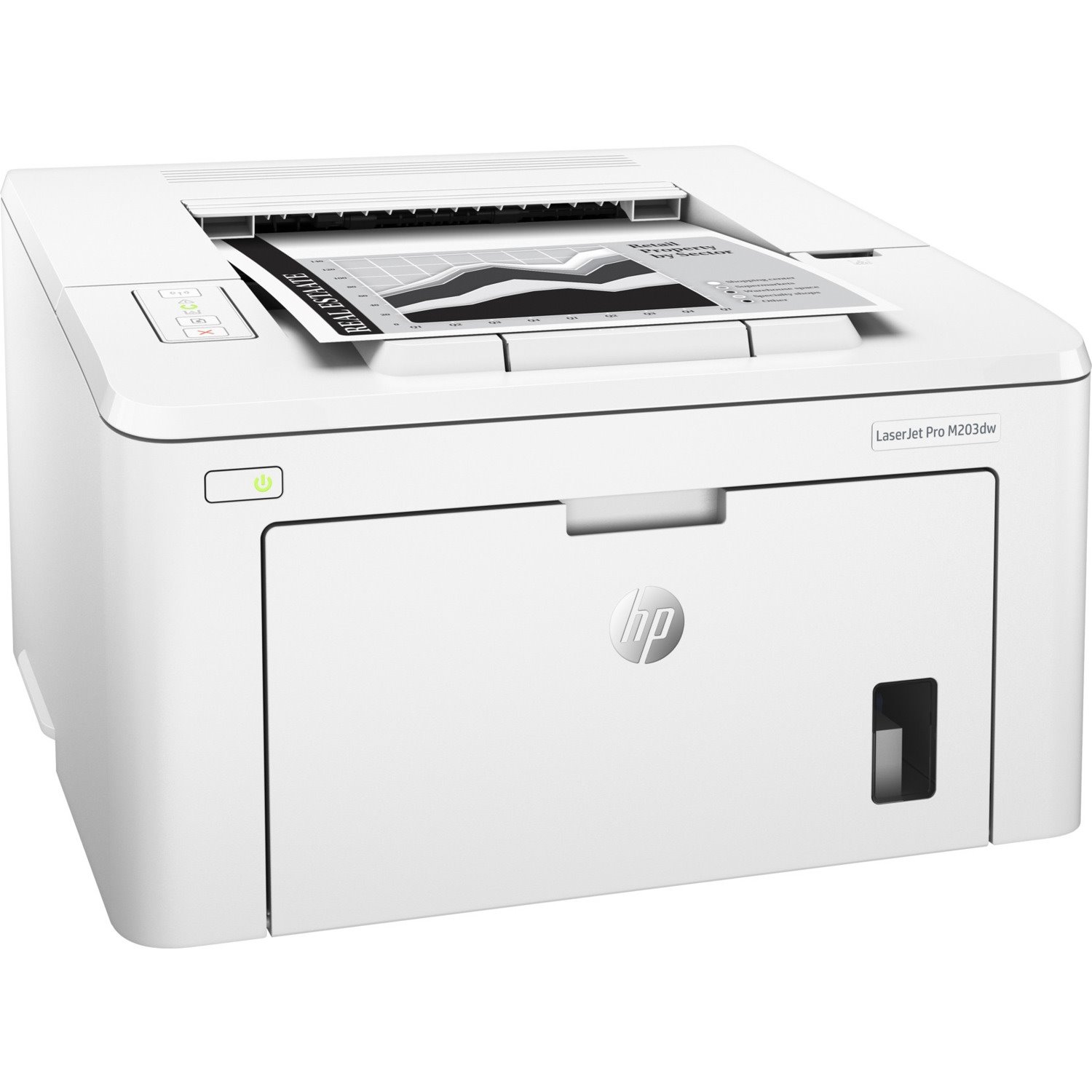 HP LaserJet Pro M203 M203dw Desktop Laser Printer - Monochrome