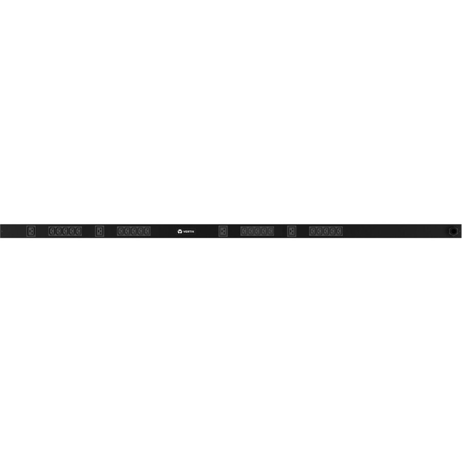 Vertiv Geist Basic Rack PDU - (20) C13| (4) C19| 16A| 230V| 2P+E| 3.6kW| Black Powder Coat (14240256)
