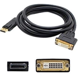 AddOn DisplayPort to DVI Dual Link Active Video Converter - Male to Female Dongle