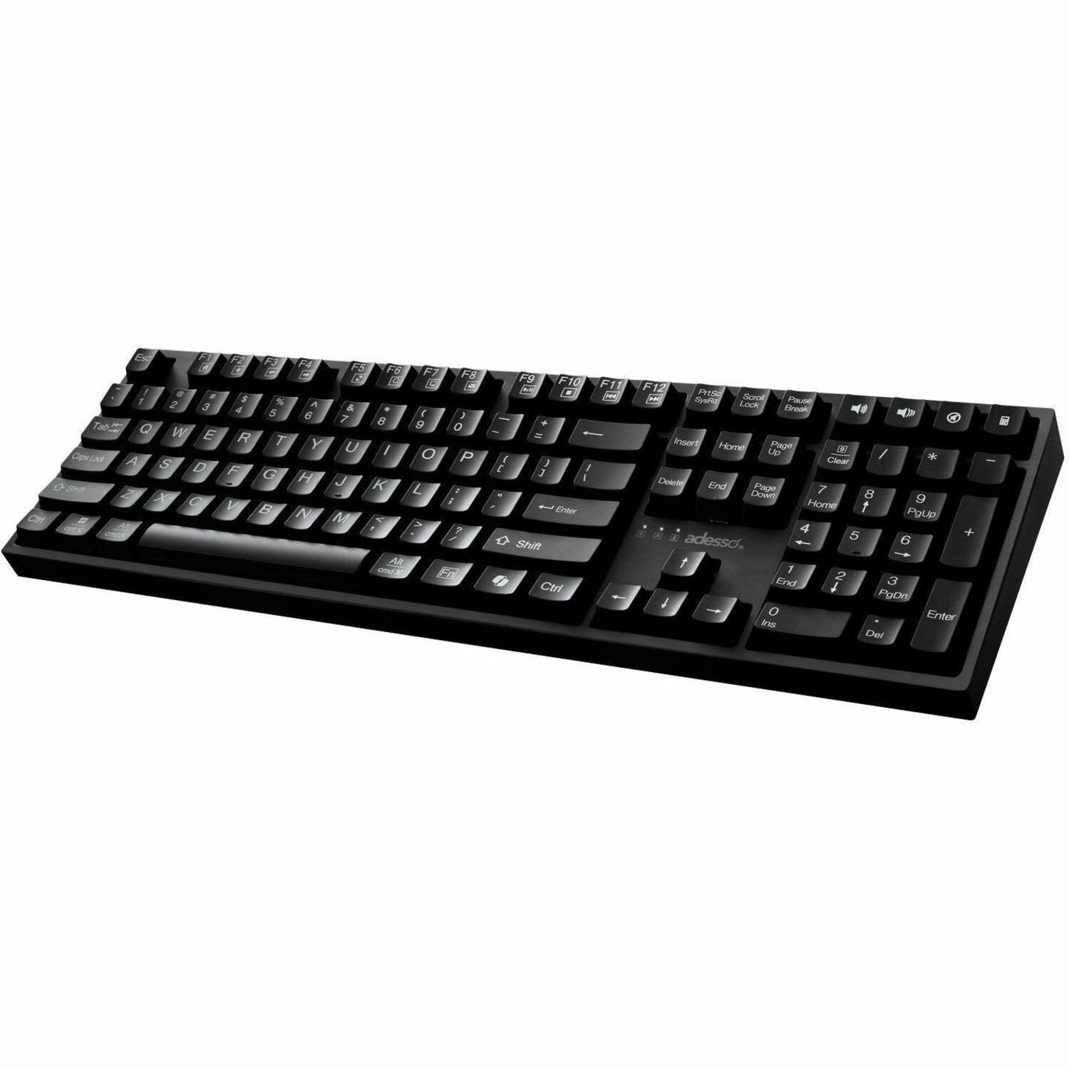 Adesso EasyTouch AKB-670UB Keyboard - Cable Connectivity - USB Interface - English (US)