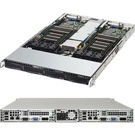 Supermicro SuperServer 6018TR-TF Server Barebone System - 1U Rack-mountable - Socket LGA 2011-v3 - 2 x Processor Support