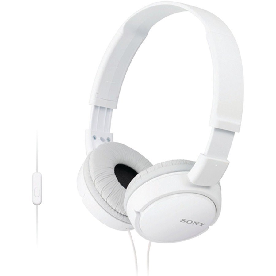 Sony MDR-ZX110/W Wired Over-the-head Binaural Stereo Headphone - White