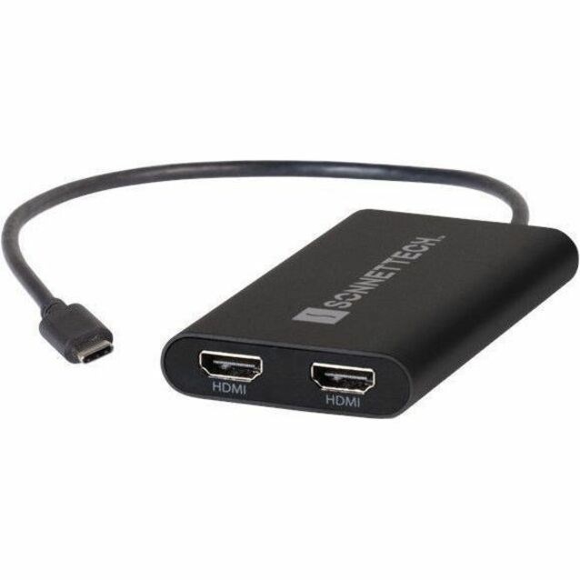 Sonnet USB-C DisplayLink Dual 4K 60Hz HDMI Adapter (with PD Passthrough)