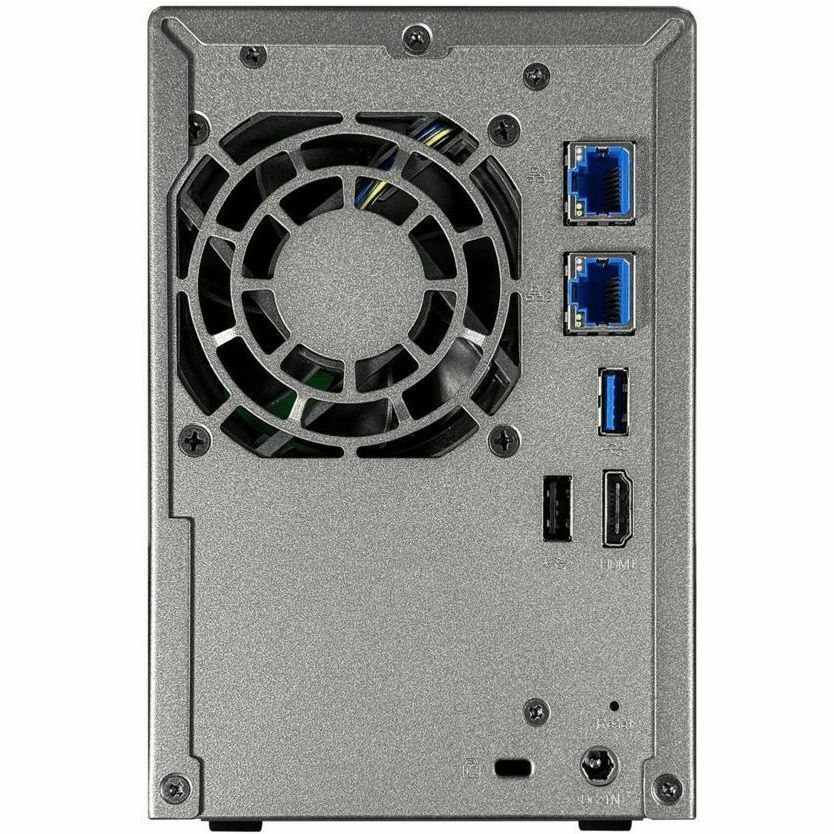 Asustor Gen2+ 2-Bay Nas 3.5"/2.5"(0/2), QC-2.0GHz, 4GB, M.2(4), 5GbE(2), TWR, 3YR
