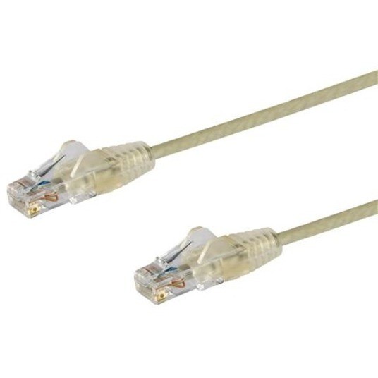 STARTECH 0.5 M CAT6 CABLE - SLIM - SNAGLESS RJ45 CONNECTORS - GREY