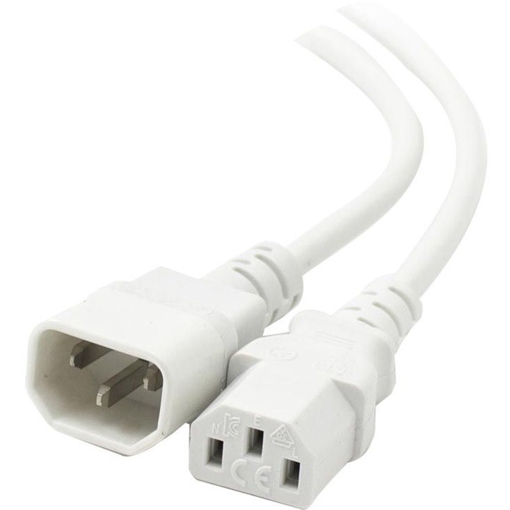 Alogic MF-C13C14-1.5-WH Power Extension Cord - 1.50 m