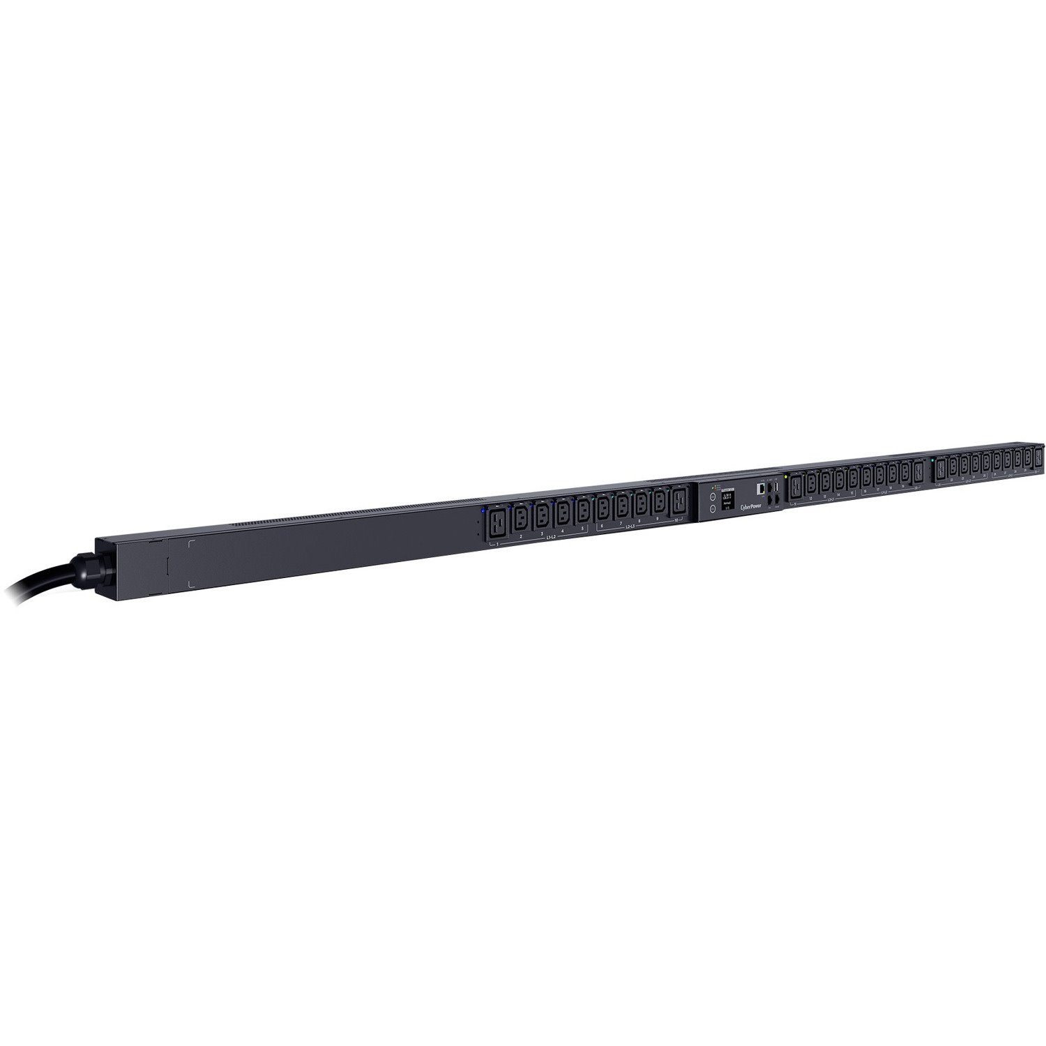 CyberPower PDU83102 3 Phase 200 - 240 VAC 20A Switched Metered-by-Outlet PDU