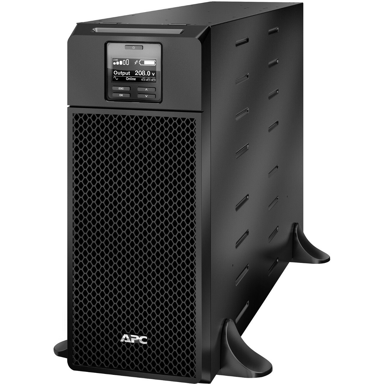 [TAA] APC Smart-UPS On-Line, 6kVA/6kW, Rack/Tower, 208V, 2x L6-20R+3x L6-30R NEMA outlets, Network Card+SmartSlot, Extended runtime, W/O rail kit, TAA