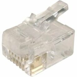 Dynamix RJ-11 Plug 20pc Bag 6P4C Modular Plug. 3 Micron.