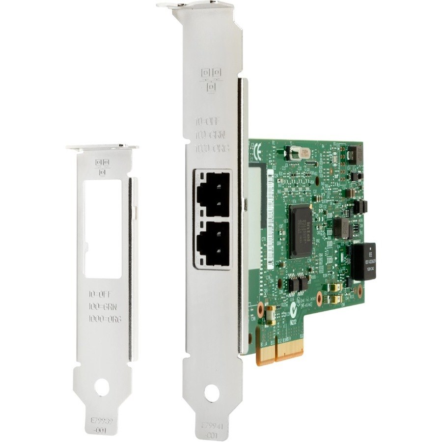 HP Intel I350-T2 Gigabit Ethernet Card