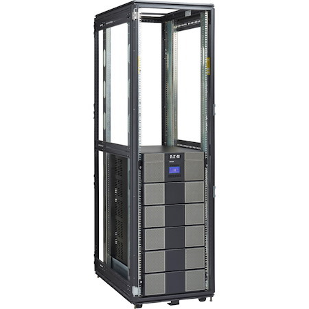 Eaton 9PXM 8kVA 7.2kW 208-240V N+1 Modular Scalable Online Double-Conversion UPS, Hardwired Input / Output, Cybersecure Network Card Included, 21U, TAA