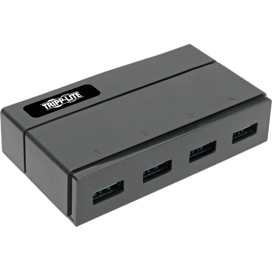 Eaton Tripp Lite Series 4-Port USB 3.x (5Gbps) Hub for Data and USB Charging - USB-A, 2.4A Charging