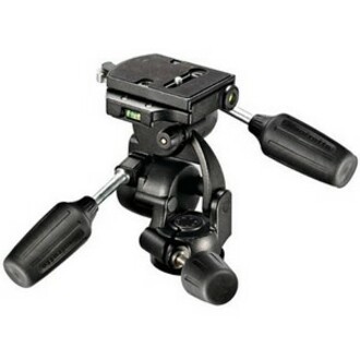 Manfrotto Standard 3-Way Head Stativhuvuden Svart Gjuten Aluminium