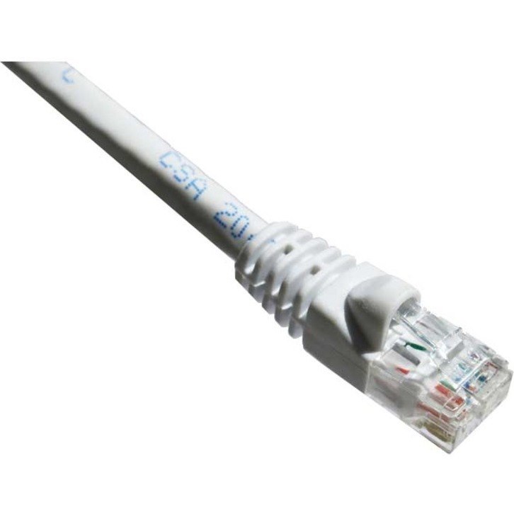 Axiom 6FT CAT6A 650mhz Patch Cable Molded Boot (White)