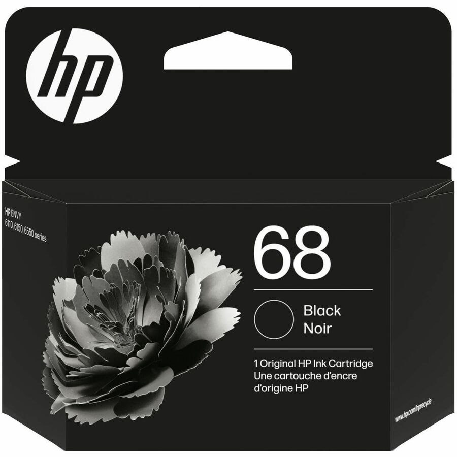 HP 68 Original Inkjet Ink Cartridge - Black - 1 Pack