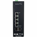 Eaton Tripp Lite Series 4-Port Lite Managed Industrial Gigabit Ethernet Switch - 10/100/1000 Mbps, 2 GbE SFP Slots, -10° to 60°C, DIN Mount, TAA