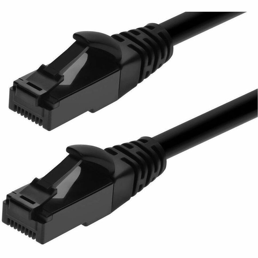 Monoprice Cat6a 3FT BLK Flxible Tpe PTCH CBL_ Utp_ 24Awg_ 500MHZ_ Pure Bare CPPR
