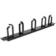 StarTech.com 1U 19in Metal Rackmount Cable Management Panel - Rack cable management kit - 1U