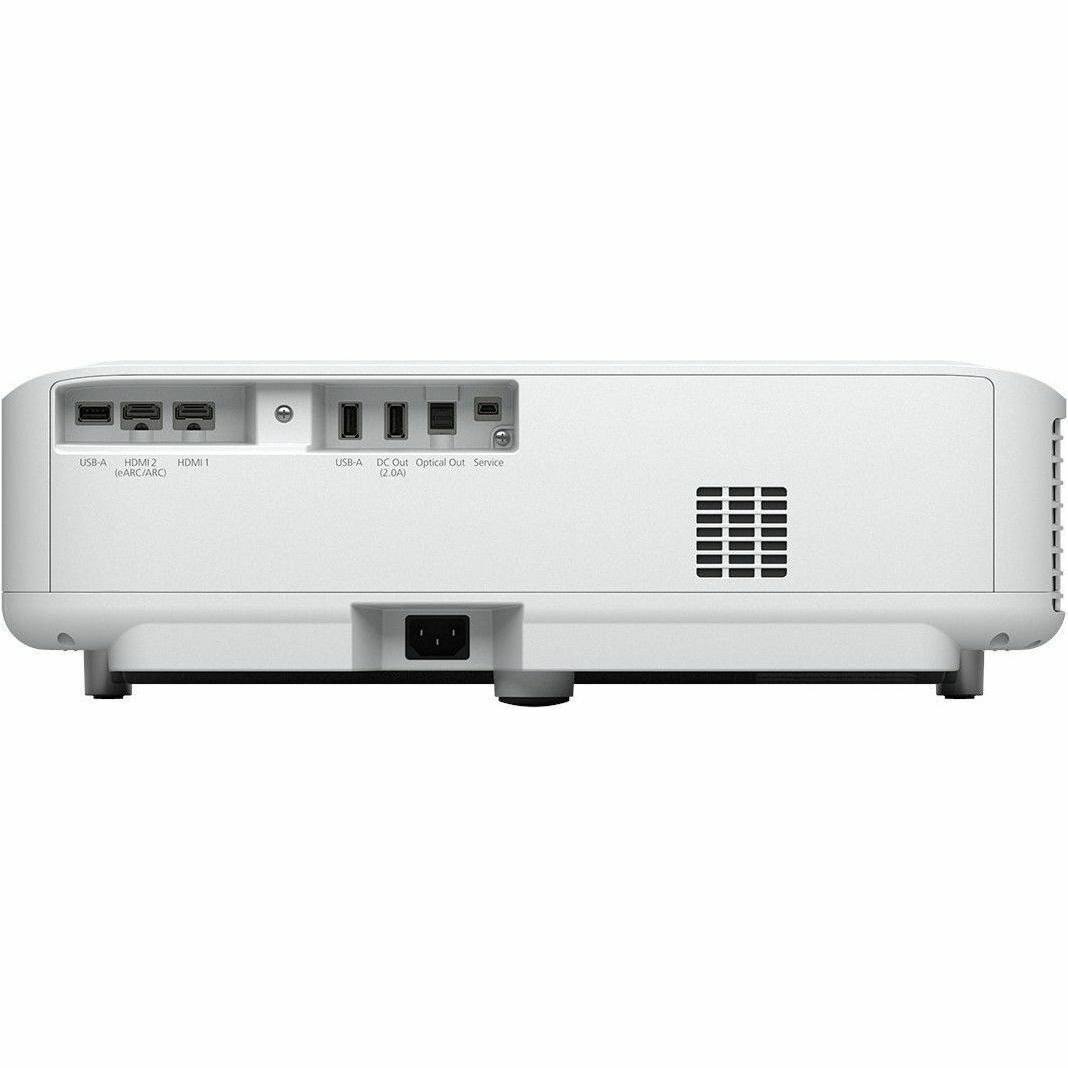 Epson EpiqVision Ultra EH-LS650W Ultra Short Throw 3LCD Projector - 16:9 - White