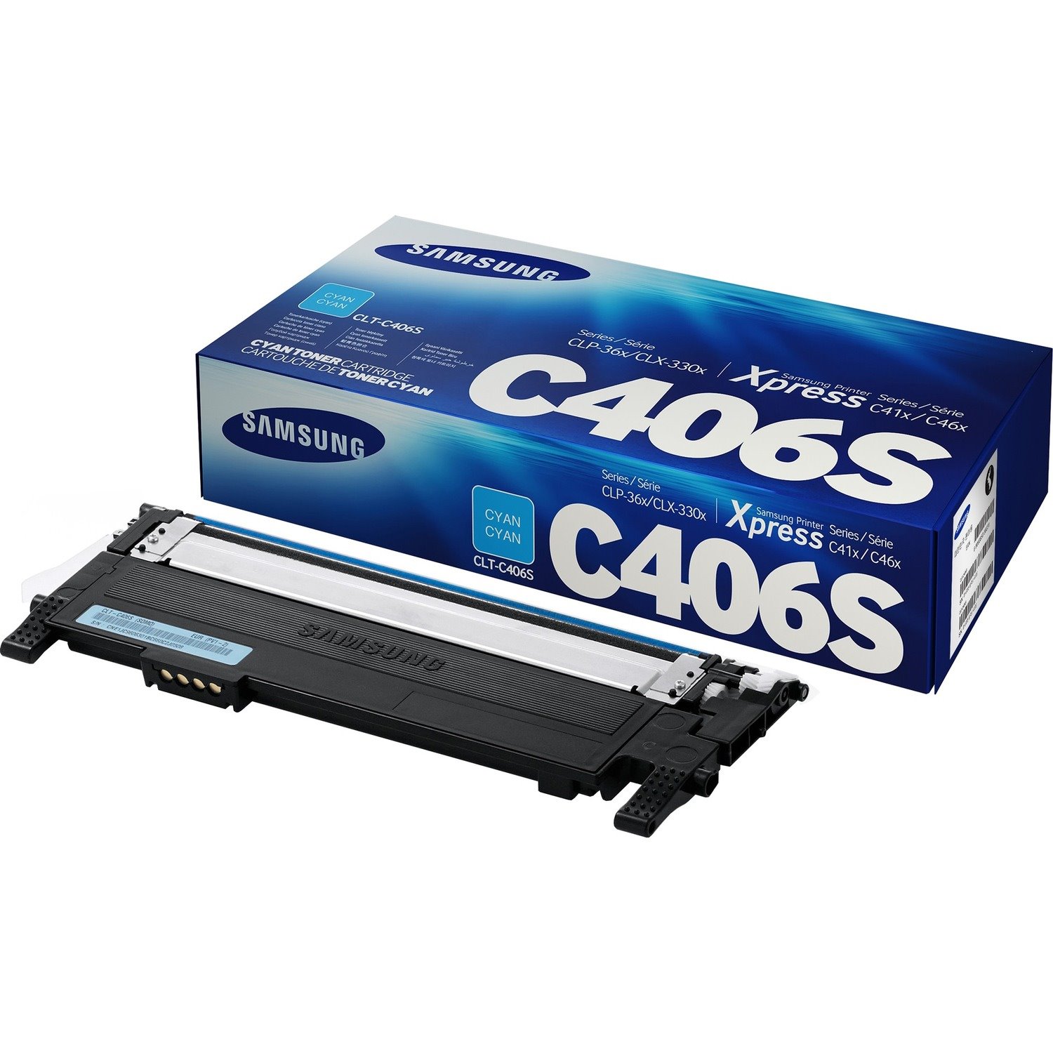 HP CLT-C406S Laser Toner Cartridge - Cyan Pack