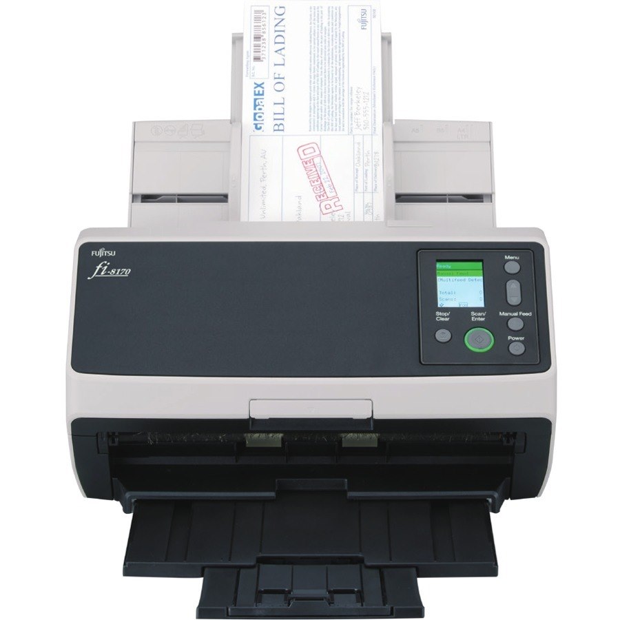 Fujitsu ImageScanner fi-8170 ADF/Manual Feed Scanner - 600 dpi Optical - TAA Compliant