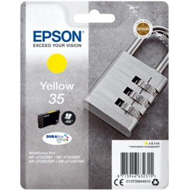 Epson DURABrite Ultra 35 Original Inkjet Ink Cartridge - Yellow - 1 / Blister Pack