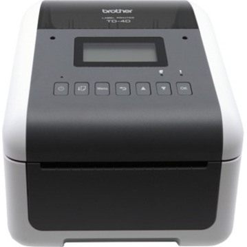 Brother TD-4550DNWB Desktop Direct Thermal Printer - Monochrome - Label Print - USB - Serial - Bluetooth - Wireless LAN