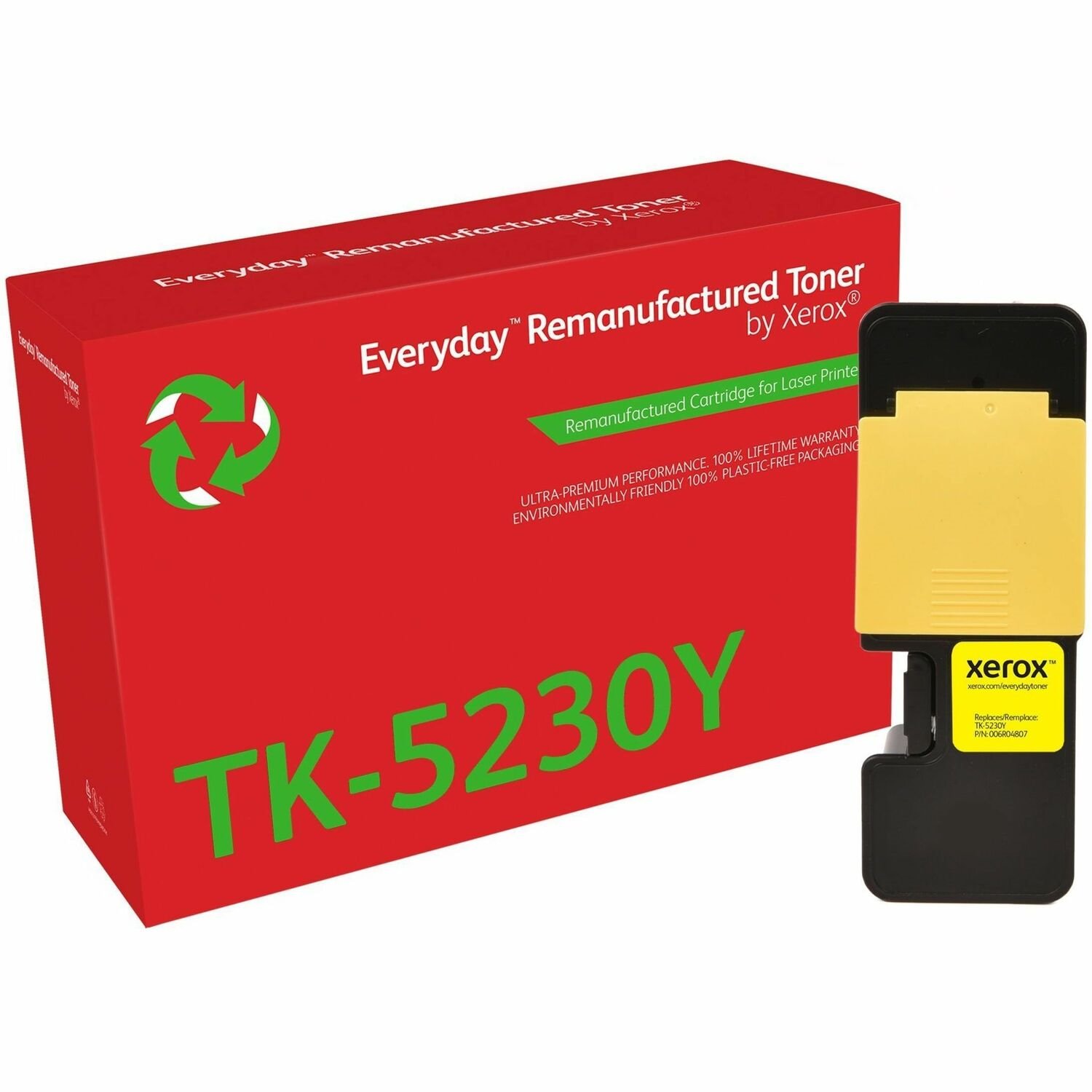 Xerox Everyday Remanufactured Standard Yield Laser Toner Cartridge TK-5230Y - Yellow - 1 / Pack