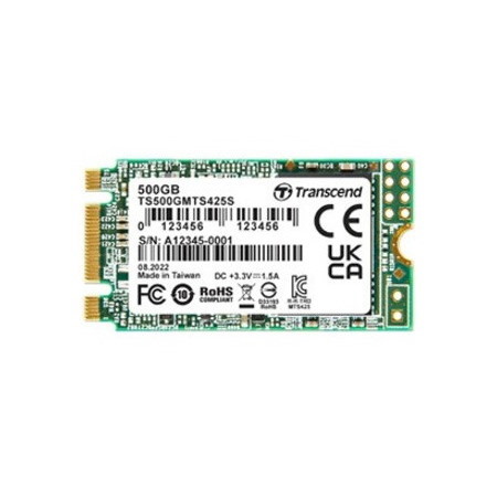 Transcend MTS425S 500 GB Solid State Drive - M.2 2242 Internal - SATA (SATA/600)